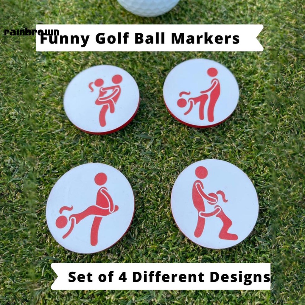 / Rb / Dụng Cụ Đánh Dấu Vị Trí Bóng Golf Bằng Gỗ Sáng Tạo Có Thể Tháo Rời Cho Hoạt