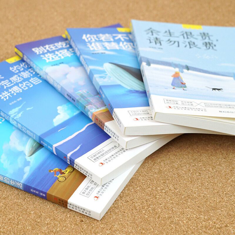 com bo 5 quyển về triết lí cuộc sống giúp nâng cao từ vựng, luyện đọc, luyện dịch ,luyện nghe có mã qr quét để nghe file