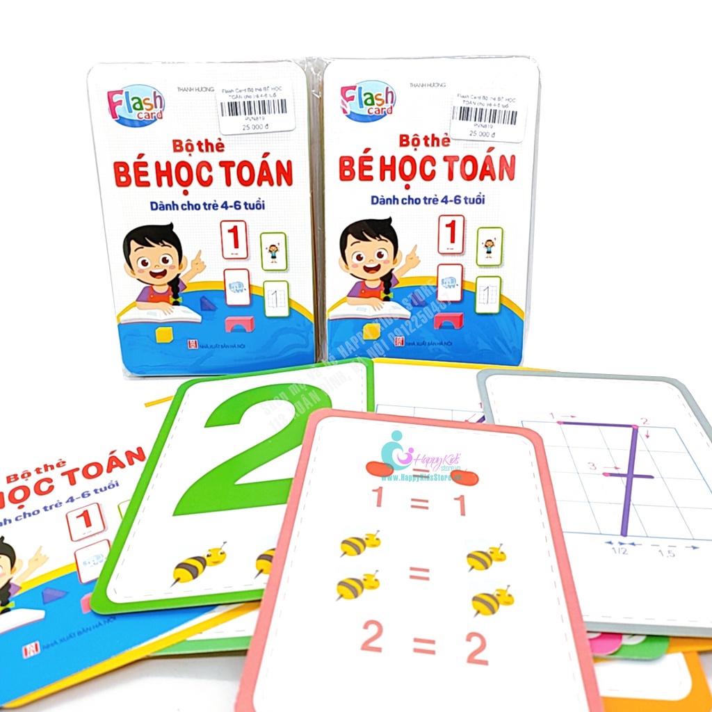 Sách - Bé Học Toán - Hành Trang Cho Bé Tự Tin Vò Lớp 1 - Tặng Kèm Bộ Thẻ FlashCard Bé Học Toán