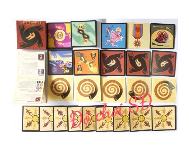 Thẻ bài ma sói - tiếng anh