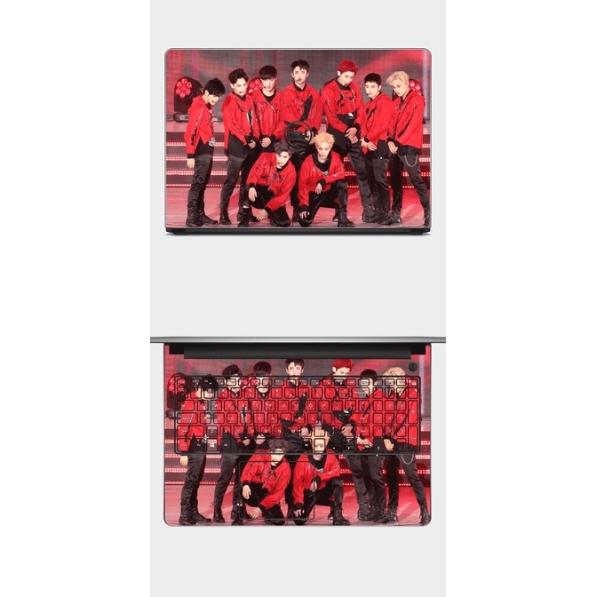 [EXO] SKIN dán Laptop in hình nhóm nhạc EXO. Đủ các dòng máy: Asus, Acer, Dell, HP,... In hình theo yêu cầu