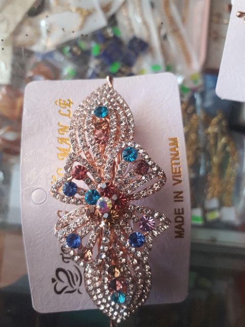 Cặp tóc đính đá hàng cao cấp