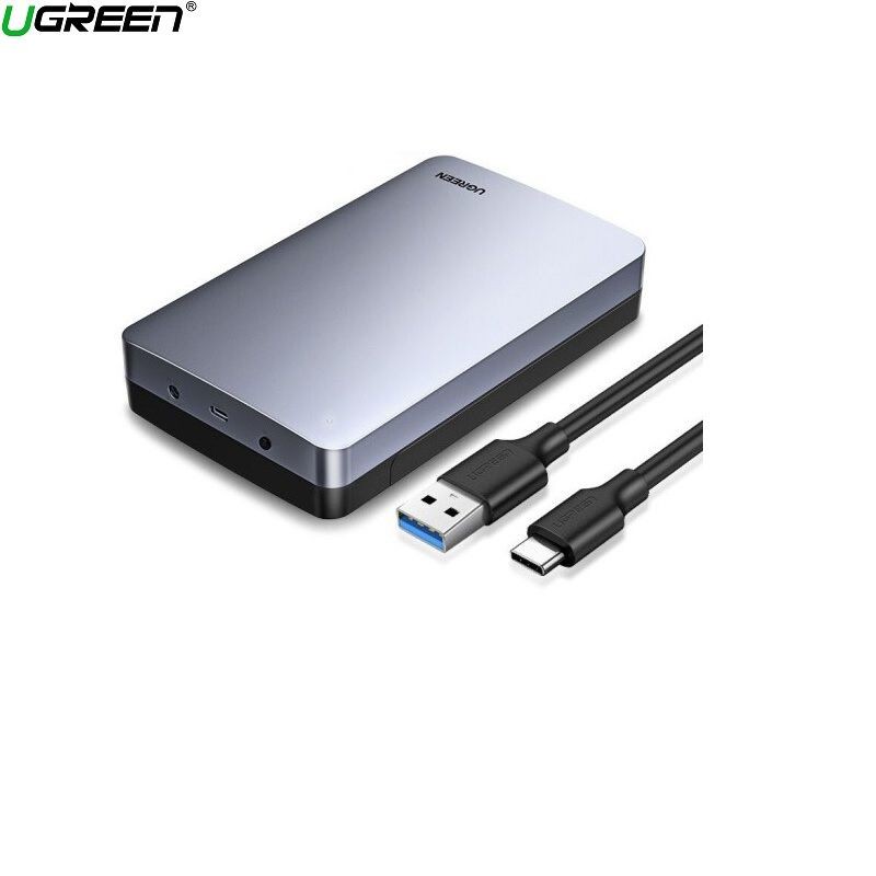 Ugreen 70501 2.5 3.5 Inch 6Gb box ổ cứng cổng Type C gắn pc cổng Usb 3.1 Gen2 CM301