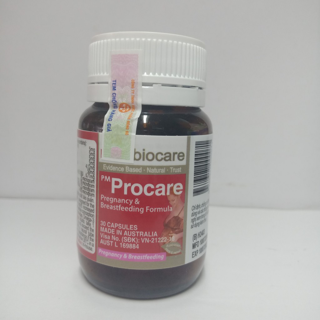 Procare viên bổ dành cho bà bầu lọ 30 viên