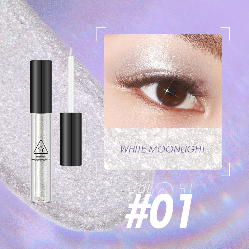 [Hàng mới về] Phấn mắt dạng lỏng HISYI màu ngọc trai lấp lánh thời trang