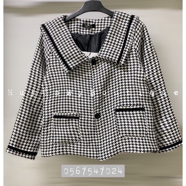 [Video Cận Chất ] Áo khoác dạ tweed 2 lớp, khoác dạ nữ hàng quảng châu loại 1 | BigBuy360 - bigbuy360.vn