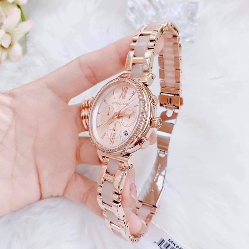 Đồng hồ nữ Michael Kors tông Rose sang trọng
