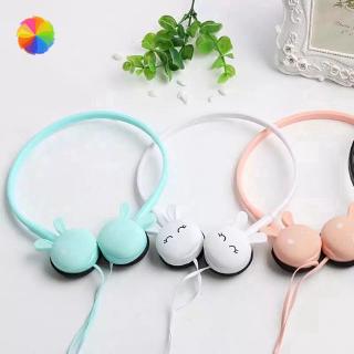 Tai Nghe Nhét Tai Có Dây Âm Thanh Siêu Trầm Thiết Kế Tai Thỏ Dễ Thương