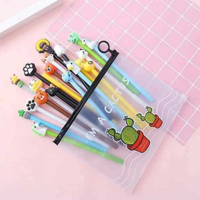 Sét bút túi 20 chiếc hình cute
