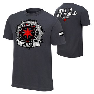 Áo phông wwe cm punk "best in the world" xám