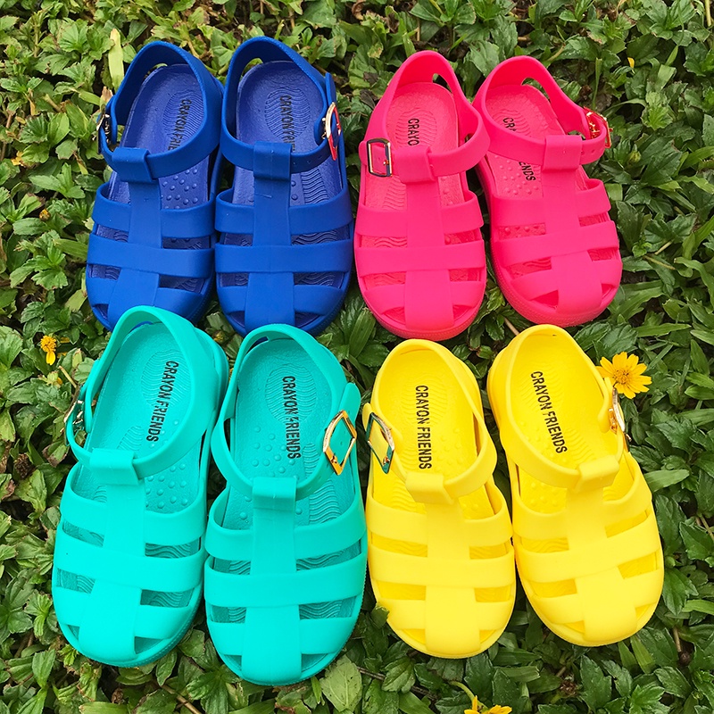 Xăng Đan Nhựa Chống Trượt Thời Trang Đáng Yêu Cho Bé 1-6 Tuổi AYUER