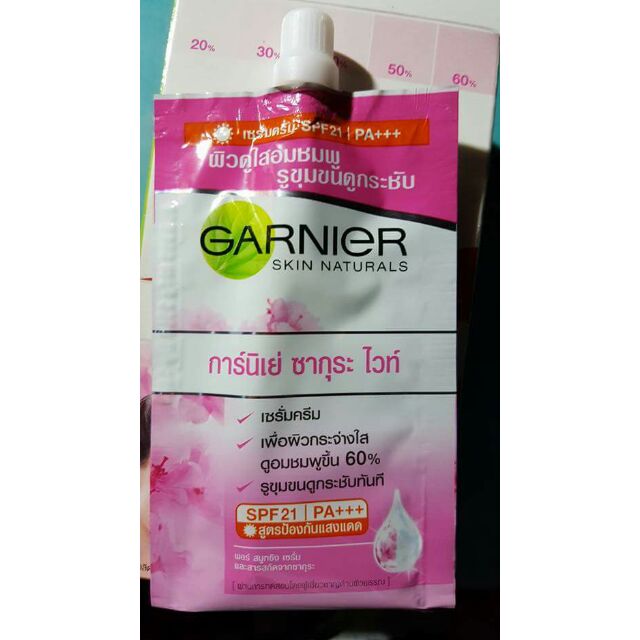 Combo 6 Gói dưỡng trắng da Garnier Thái Lan