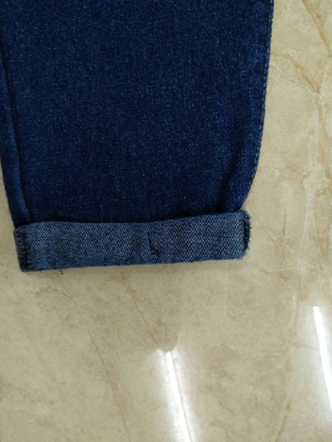 QUẦN BAGGY JEANS TRƠN, LƯNG THUN