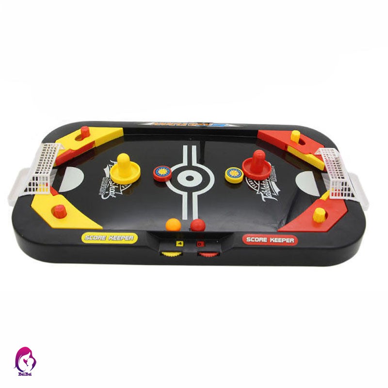 ♦♦ 2 In 1 Mini Hockey Soccer Game Arcade Style Ice Hockey Table Play Family Interactive Sports Kids 