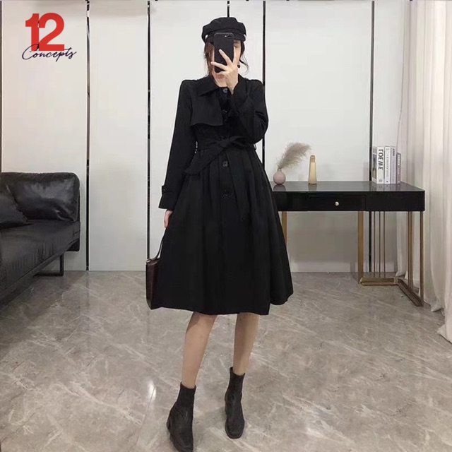Áo vest cape kaki dài | BigBuy360 - bigbuy360.vn