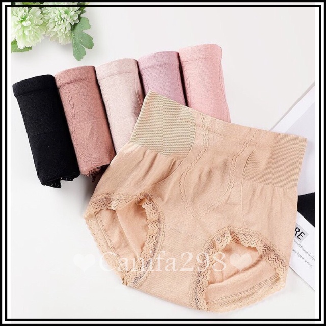 Quần lót gen bụng cạp cao chất cotton mềm mịn 843