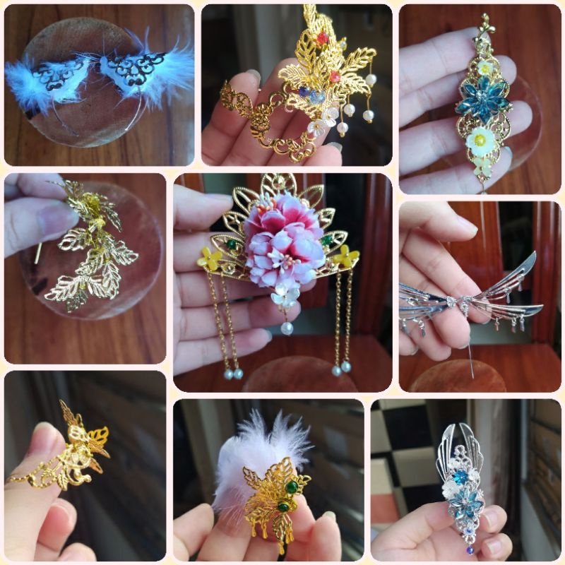 ( trang sức búp bê) trâm cài p38