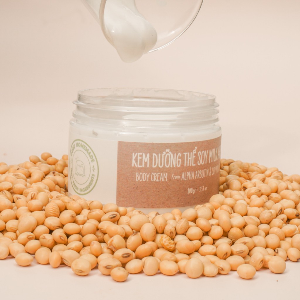 Kem Dưỡng Thể Soy Milk Arbutin BODY CREAM - Handmade By GUBY HOMEMADE | BigBuy360 - bigbuy360.vn