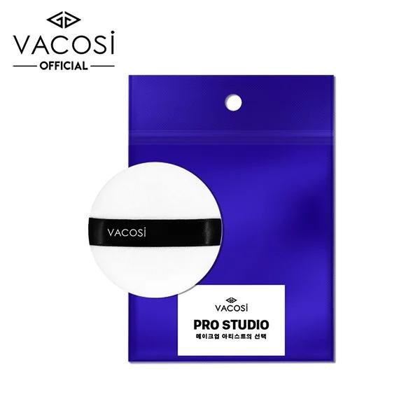 Bông Phấn Khô Tròn Nhỏ Pro Vacosi Prs Small Round Pro Puff PK02 (Bịch 1 Cái)