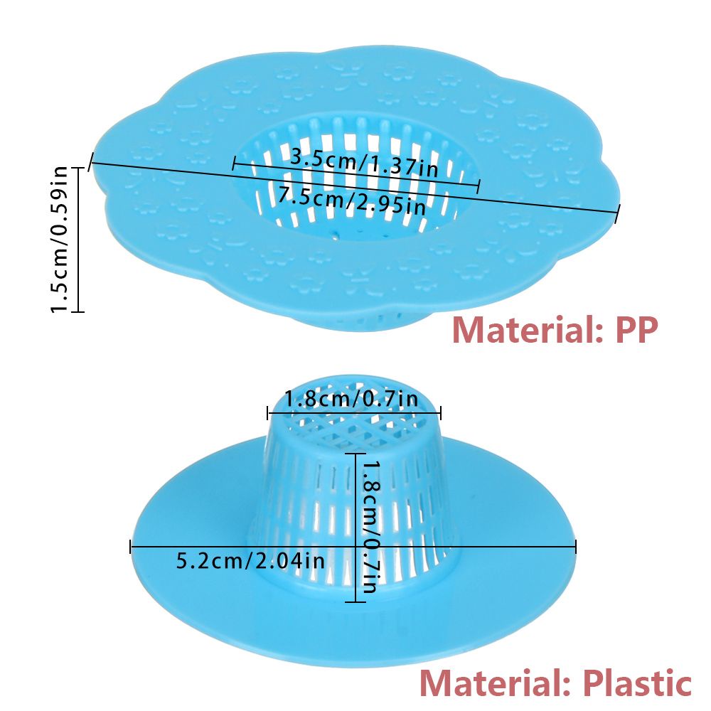 Set 2 / 6 Lưới Lọc Rác Chống Tắc Nghẽn Tiện Dụng Cho Bồn Rửa Chén / Phòng Tắm