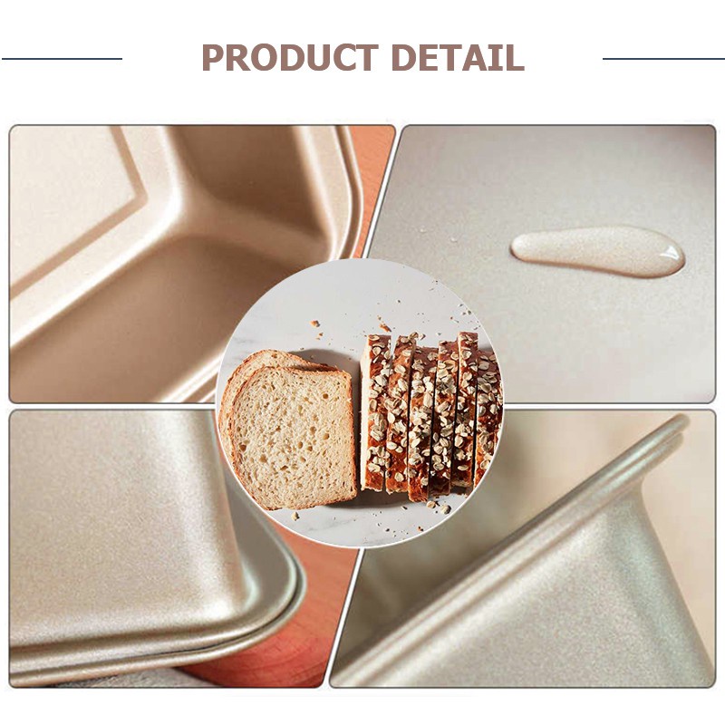 Khuôn Loaf Đúc Hình Chữ Nhật Chống Dính Làm Bánh Mì