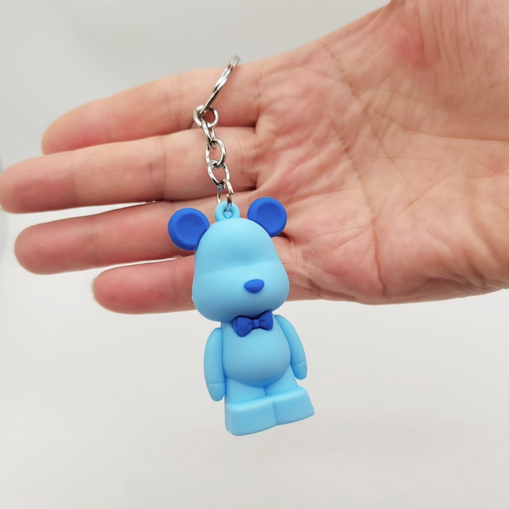 Móc khóa bup bê 3D thời trang nhiều màu sắc