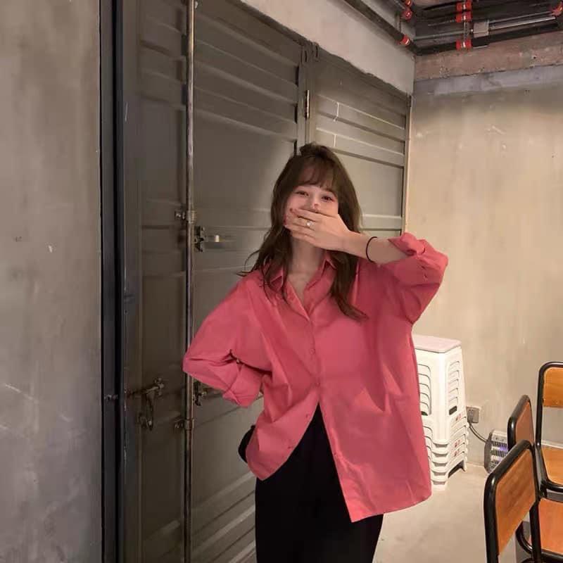 Áo sơ mi ONLY tay bồng siêu đẹp, áo sơ mi công sở nữ đẹp kiểu Hàn Quốc form rộng tay dài chất vải dư cao cấp mã ON