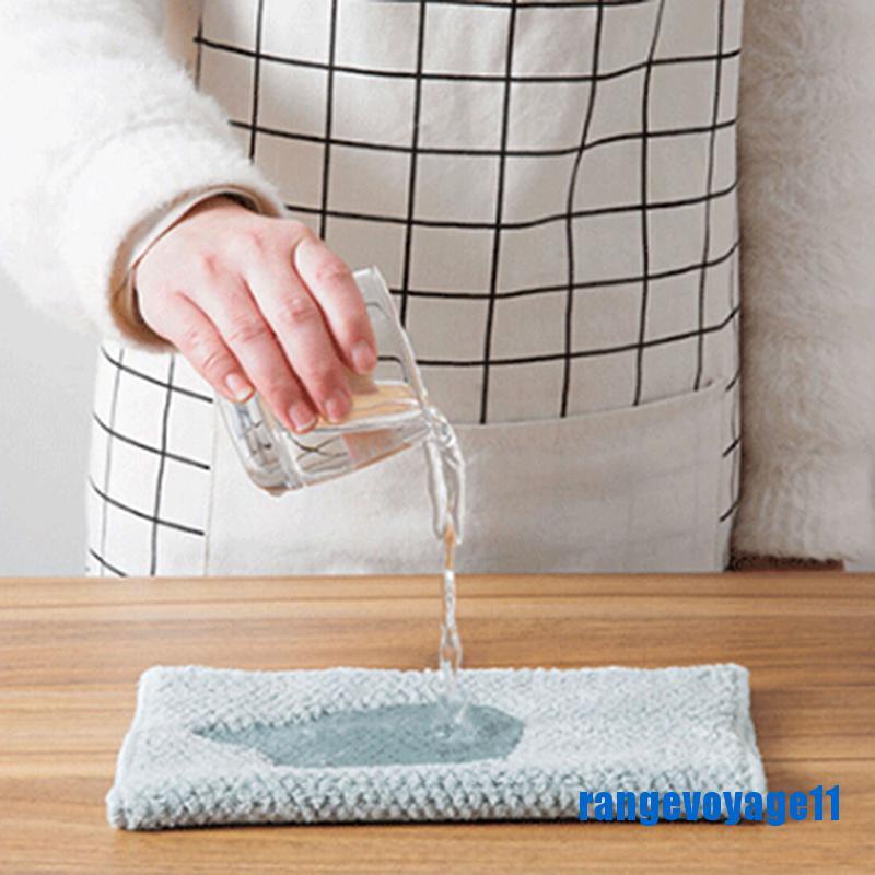 Khăn lau bếp vải lông cừu san hô siêu thấm hút gửi ngẫu nhiên