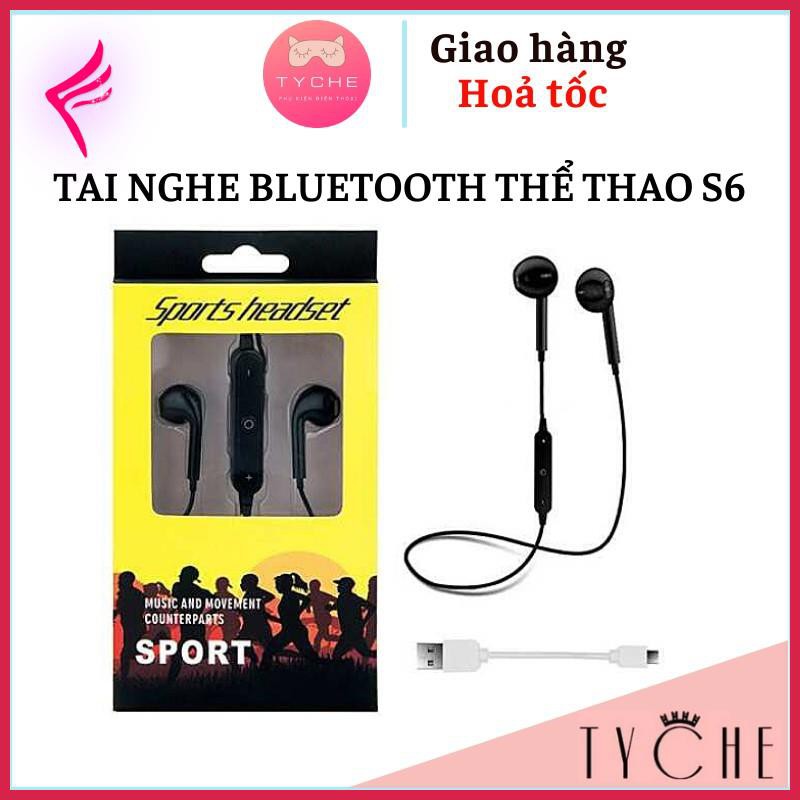 TAI NGHE BLUETOOTH THỂ THAO S6 - GIÁ RẺ - KHÔNG DÂY - SÀNH ĐIỆU - NĂNG ĐỘNG - CÁ TÍNH