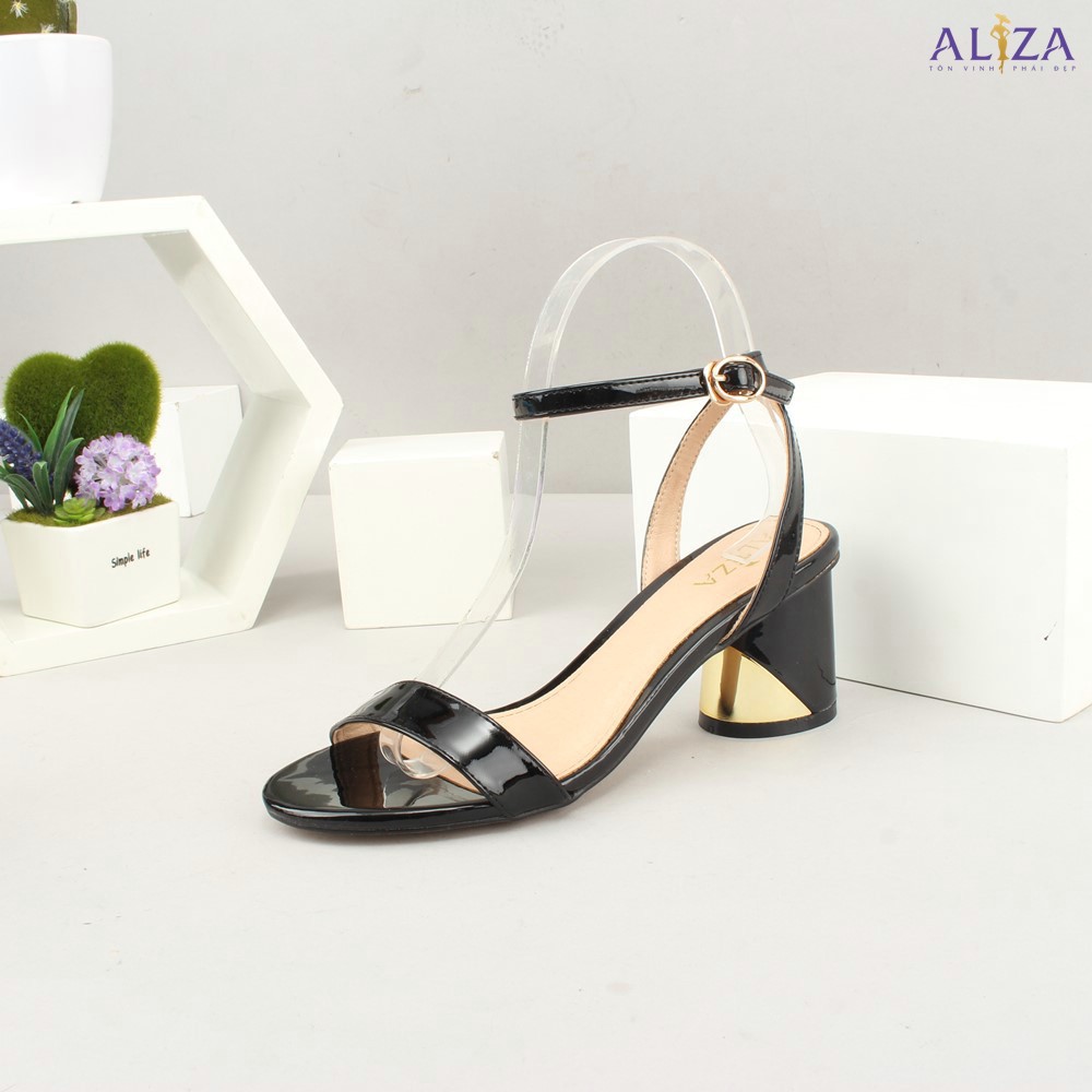 Giày Sandal Nữ - Xăng Đan Nữ V24 5p - Aliza - Fullsize - Màu: Cafe, Đen