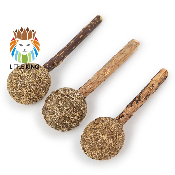 Catnip cho mèo hình que kẹo, cỏ bạc hà mèo giúp mèo thư giãn Little King pet shop