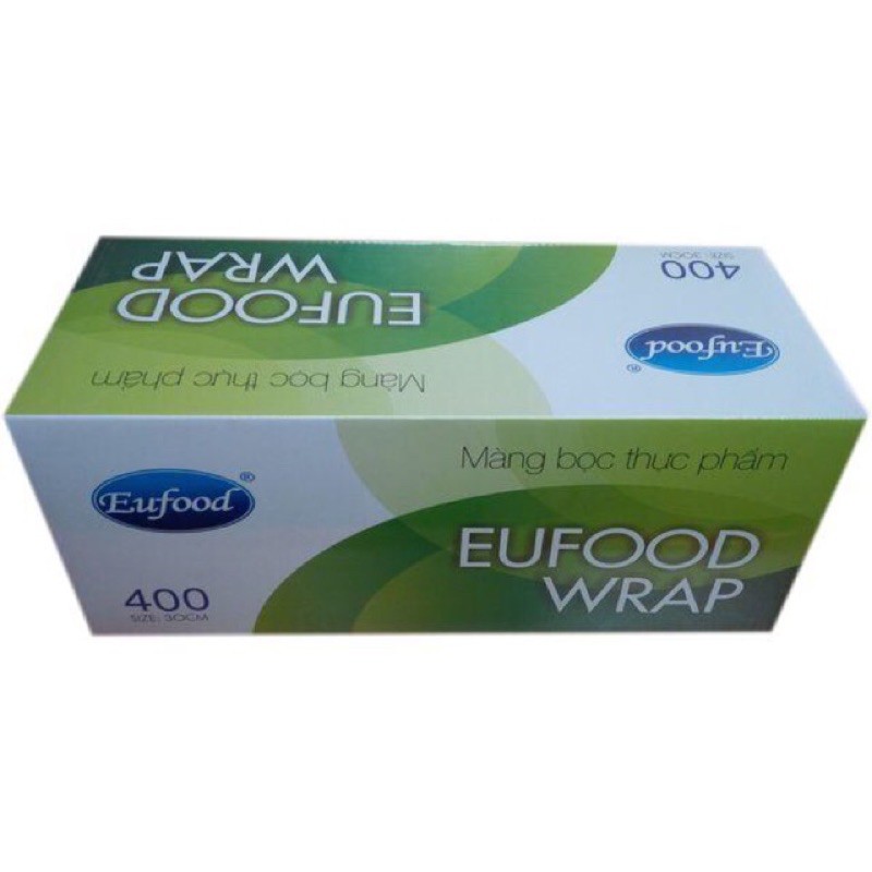 Siêu nhân chính hãng Màng bọc thực phẩm EUFOOD WRAP chính hãng siêu sạch 400 size 30cm