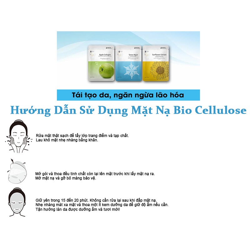 Mặt Nạ Sợi Xơ Sinh Học Tảo tuyết Chống Lão Hóa Timeless Truth Mask - Glacial & Axit Hyaluronic