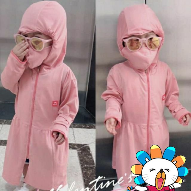 Thời trang cao cấp trẻ em việt nam-áo chông nắng kiểu măng tô dáng dài cho bé trai gái siêu đáng yêu chống tia UV