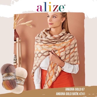 LEN ALIZE ANGORA GOLD BATIK