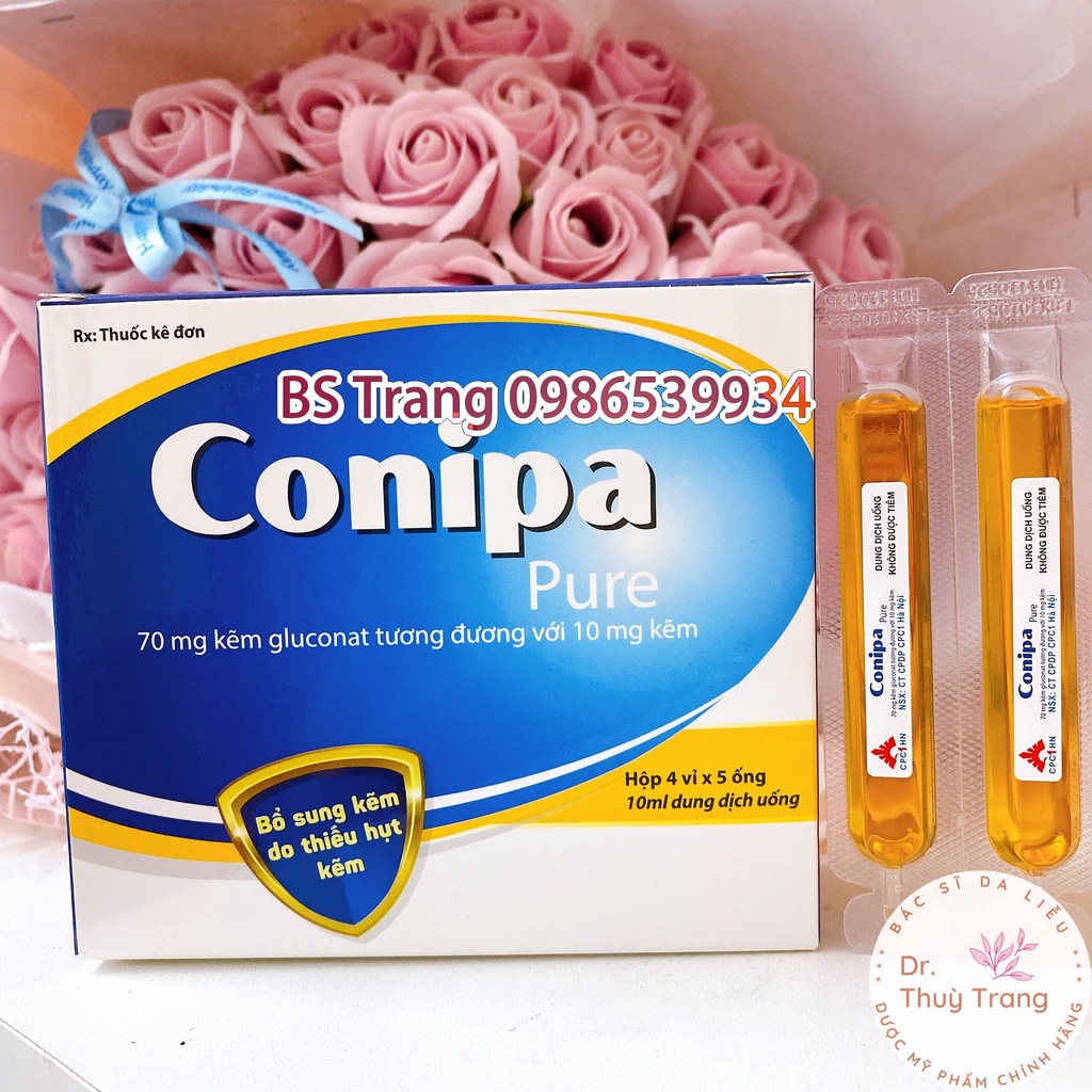 Conipa Pure bổ sung kẽm hộp 20 ống 10ml