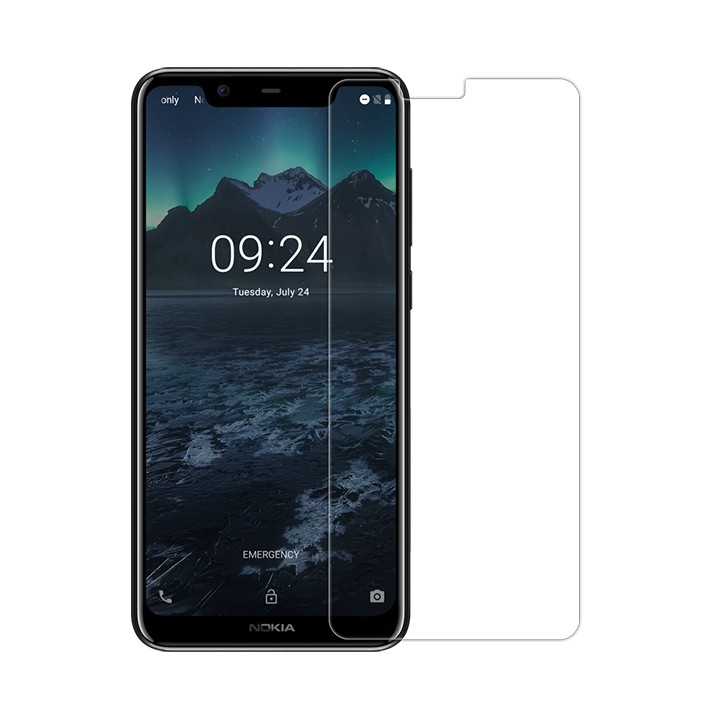 Tấm dán kính cường lực Nokia 5.1 Plus chống vỡ, chống xước hiệu Glass