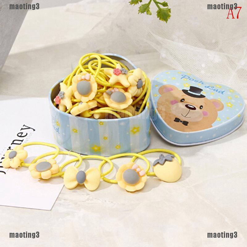 ❤Bộ 20 Dây Cột Tóc Dễ Thương Cho Nữ