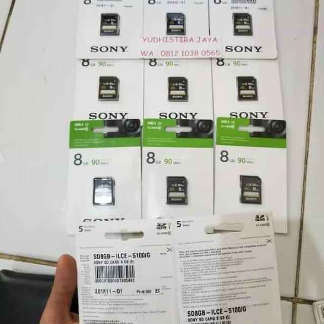 Thẻ Nhớ Sony Sdhc 8gb Tốc Độ 90mb / S