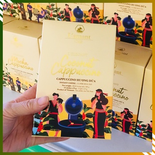 [12 gói x 25gr] Cà phê hòa tan vị Dừa  - L'amant Café Coconut Cappuccino