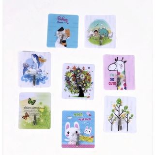 Móc Dán Tường 3D Siêu Cute Siêu Dính Cao Cấp