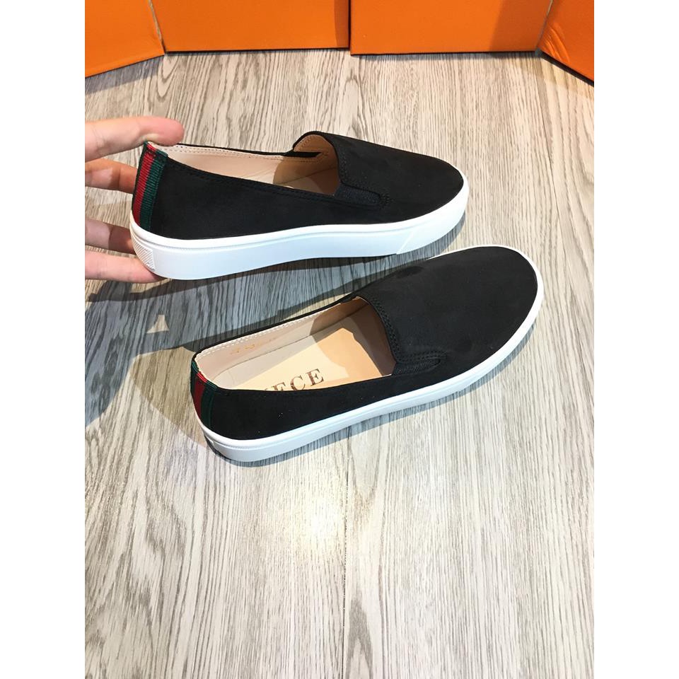 Slipon XFCE trơn đen