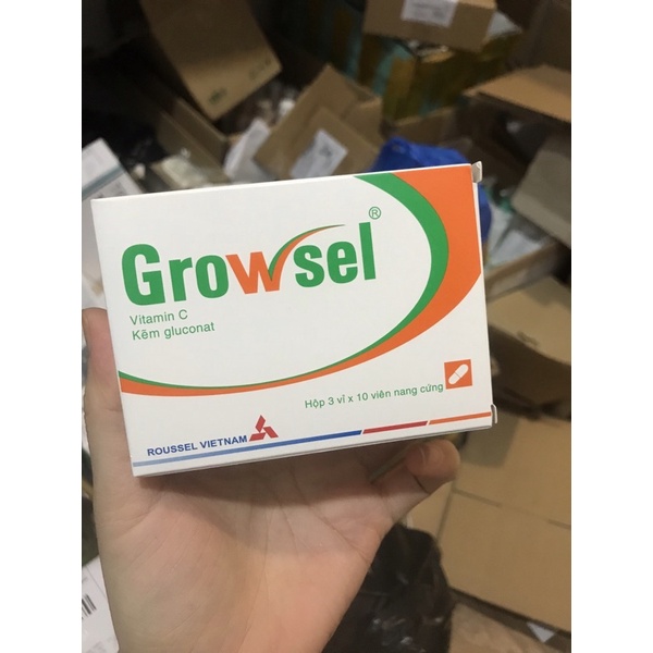 GROWSEL GROWCELL hộp 30v uống đẹp da