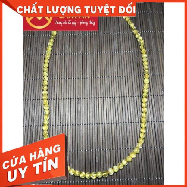[ Loại VIP ] T.A Tóc Vàng Size 6mm cuốn 3 Vòng Tay Cao Cấp [Nhiều Tóc, Cực trong] - Trang sức Phong thủy Cẩm An