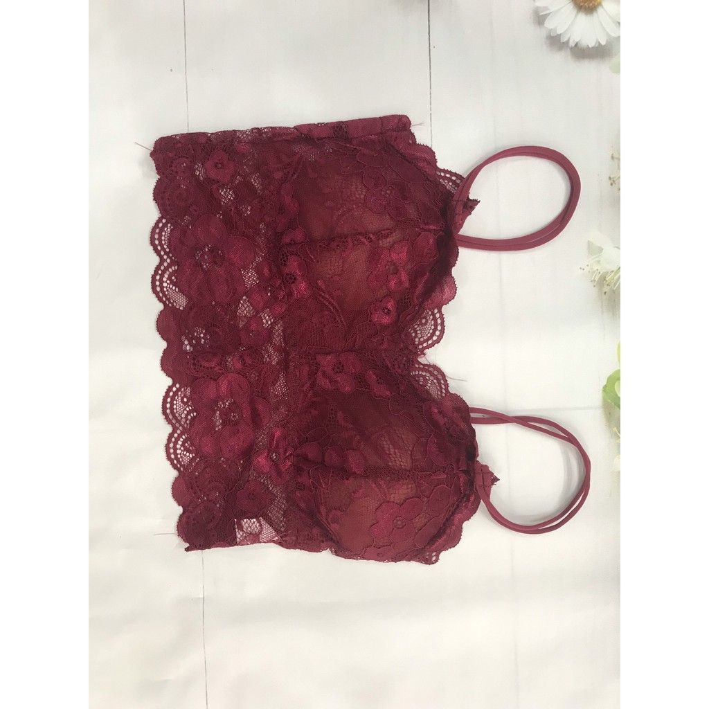 Áo bra ren 2 dây đôi, bralette gợi cảm, chất áo lót loại 1 mền mịn, Leblur | BigBuy360 - bigbuy360.vn