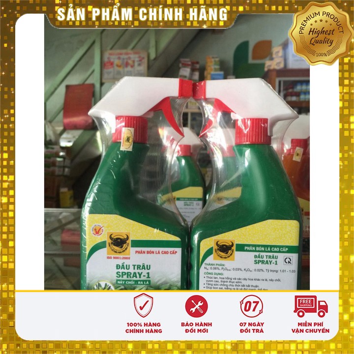 Phân bón lá đầu trâu SPRAY-1 đặc biệt cho lan nảy chồi - 500ml