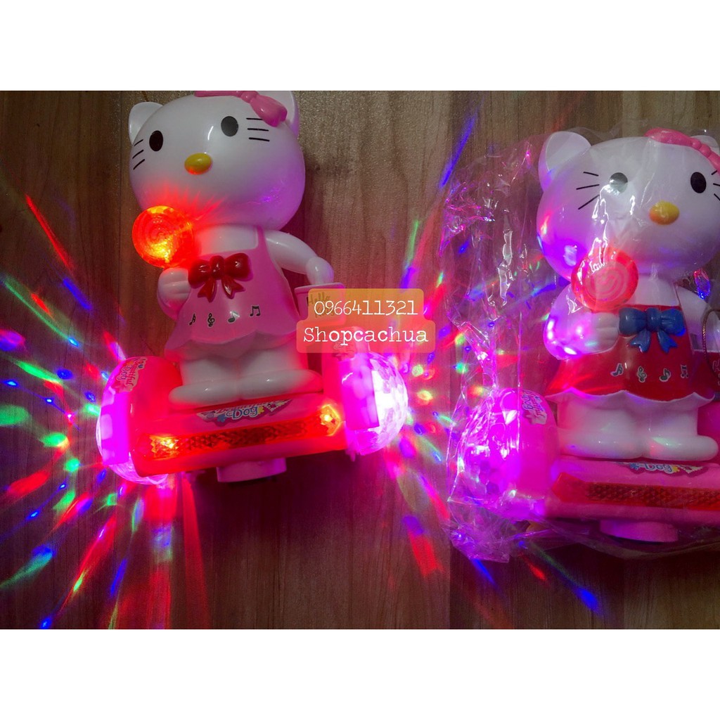 Mèo Hello Kitty Tự Đi Phát Sáng Và Có Nhạc