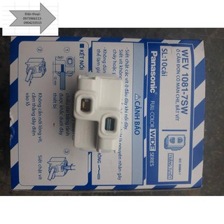 Ổ cắm Panasonic 1081-7SW(hạt to)