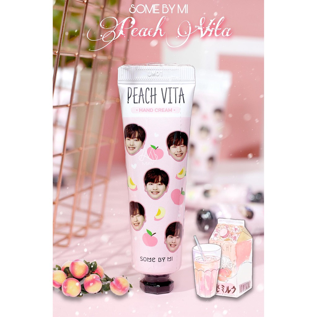 Kem Dưỡng Ẩm Chống Lão Hóa Da Tay Some By Mi Peach Vita Hand Cream 30g