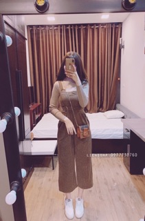 [THU ĐÔNG] Sét Áo Len phối Yếm hót